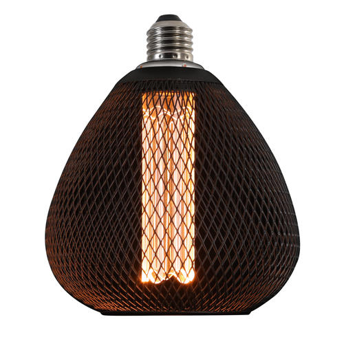 bec led e27 25w negru 1800k sticla aurie
