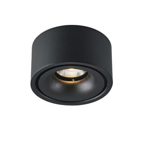 spot led aplicat 10w 80lm w negru 4000k bridgelux cip