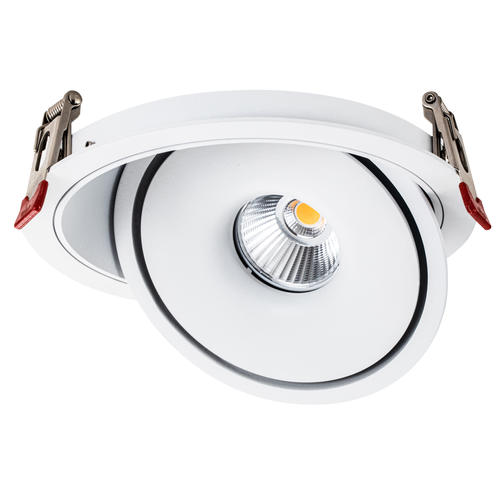 spot led cob 10w rotund rotativ alb 100lm w cct bridgelux