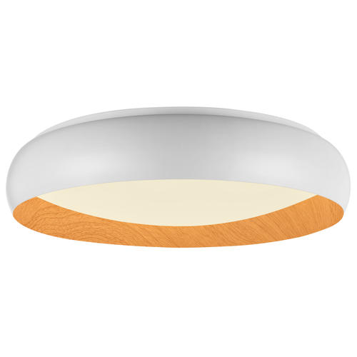 aplica led 36w 75lm w alb lemn corp cct
