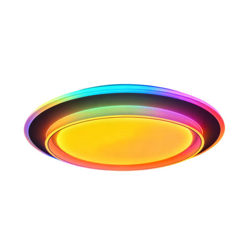 aplica led 40w rgb10w 75lm w alb 3cct cu memorie telecomanda