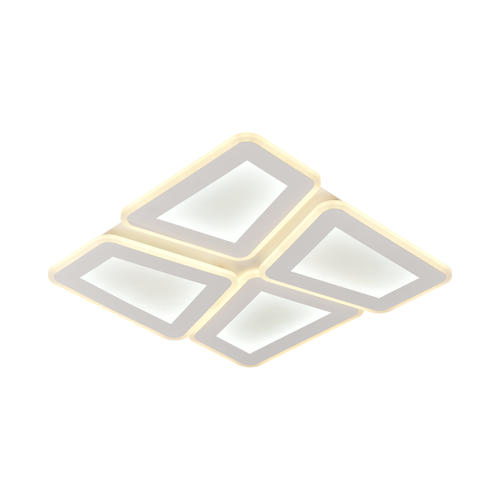 aplica led 128w 75lm w alb gri corp cct telecomanda