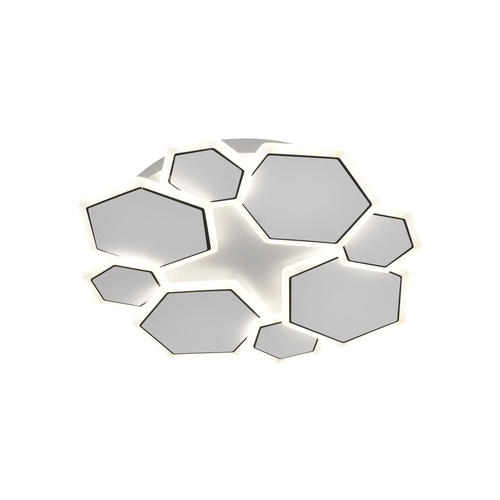aplica led 68w 75lm w alb gri corp cct telecomanda