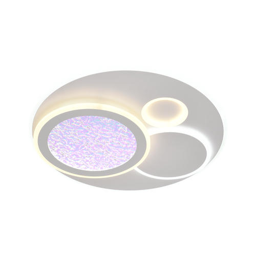 aplica led 84w 75lm w alb gri corp cct telecomanda