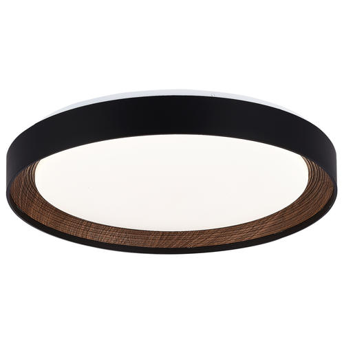 aplica led negru nuc 54w 90lm w 3cct cu memorie telecomanda