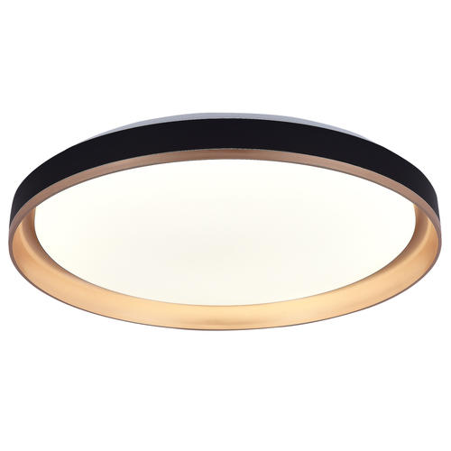 aplica led negru auriu 36w 90lm w 3cct cu memorie telecomanda