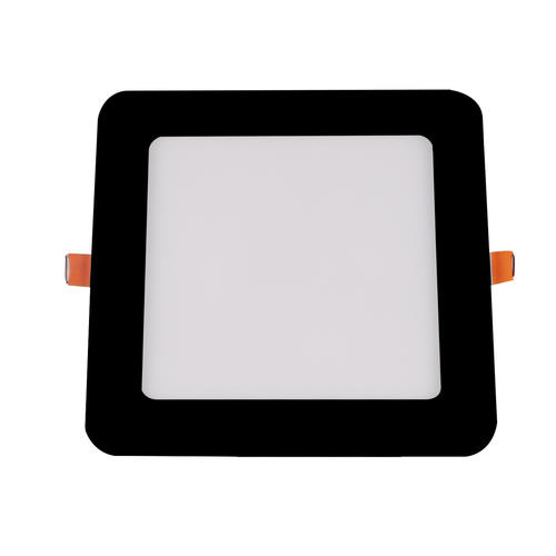 spot led slim incastrat patrat 3w 3cct negru