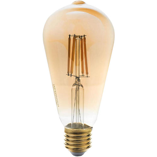 bec led lumanare st64 8w 700lm 2500k e27 amber dimabil