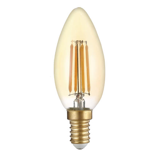 bec led lumanare c35 e14 4w 400lm amber 2500k