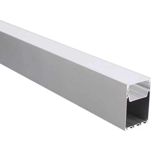 profil aluminiu banda led corp alb dispersor alb l 2m