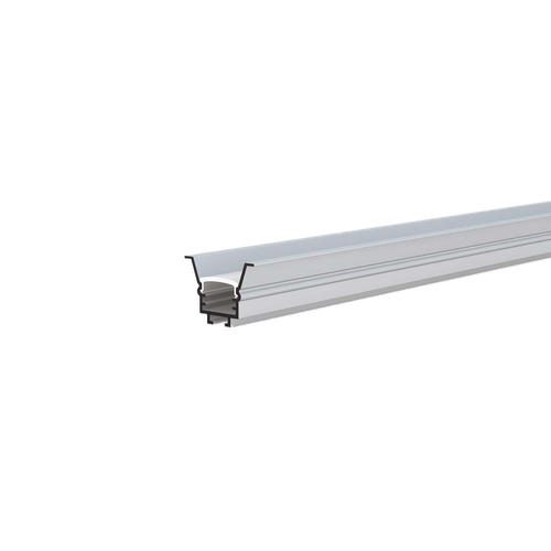 profil din aluminiu pentru banda led corp argintiu dispersor alb l 2m