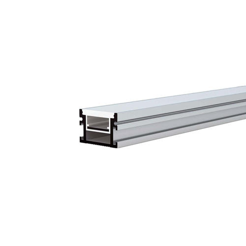 profil din aluminiu pentru banda led corp argintiu dispersor alb l 2m