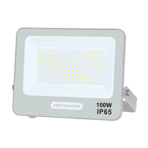 proiector led smd 100w alb 9000lm 120 ip65 3000k cablu 15cm