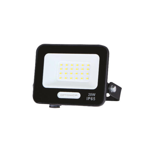 proiector led smd 20w negru 1800lm 120 ip65 4000k cablu 15cm