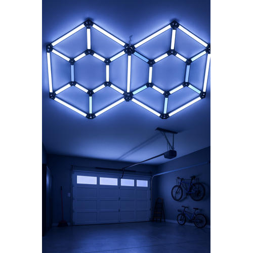 set de iluminat led hexagonal 315w 120lm w 165 26dc5v cu accesorii 6000k