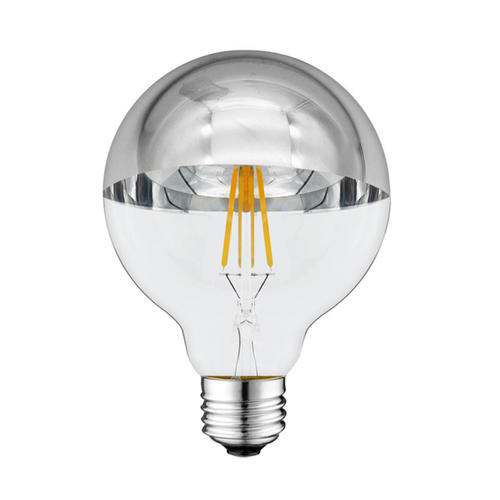 bec led g95 7w 800lm 2700k e27 transparent arginitiu sticla
