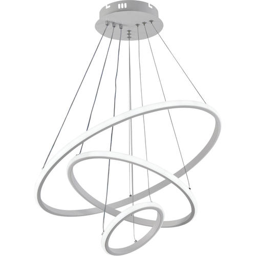 lustra led suspendata dimabila cu telecomanda 78w 4480lm alb