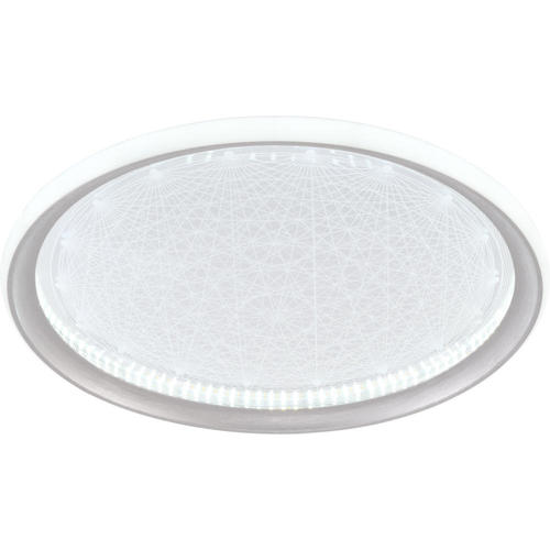 lustra led dimabila cu telecomanda 42w 2340lm argintiu crom