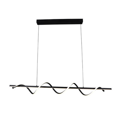 lustra led suspendata 30w 2400lm negru nisip 3000k