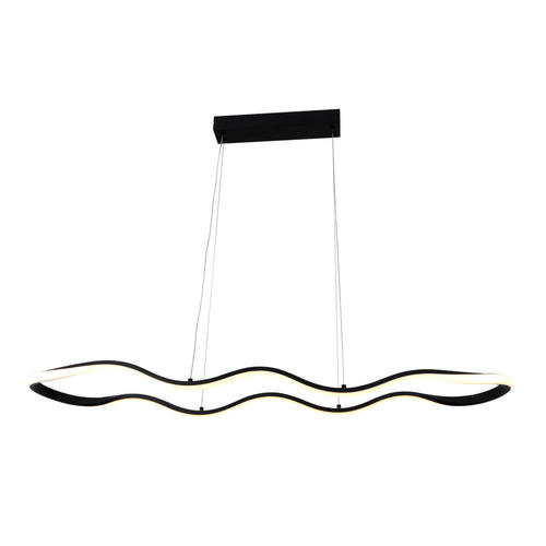 lustra led suspendata 24w 1920lm negru nisip 3000k
