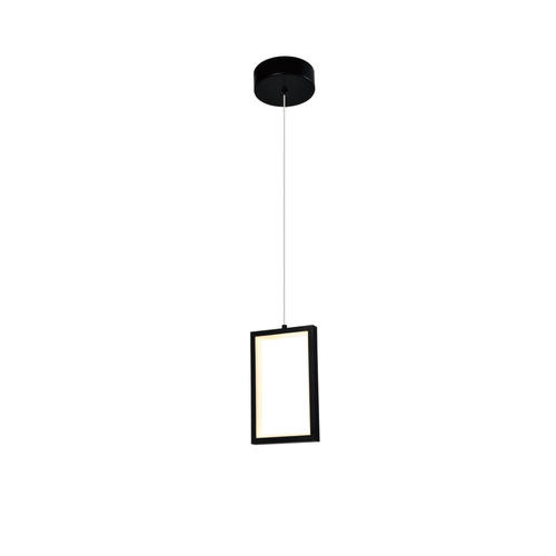 lustra led suspendata 4w 320lm negru nisip 3000k