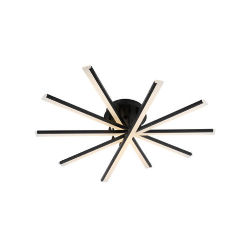 plafoniera led 50w 4000lm negru 3000k