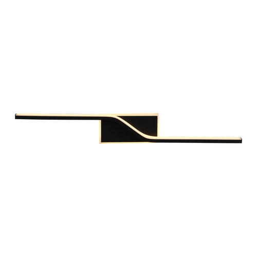 plafoniera led 9w 720lm negru nisip 3000k
