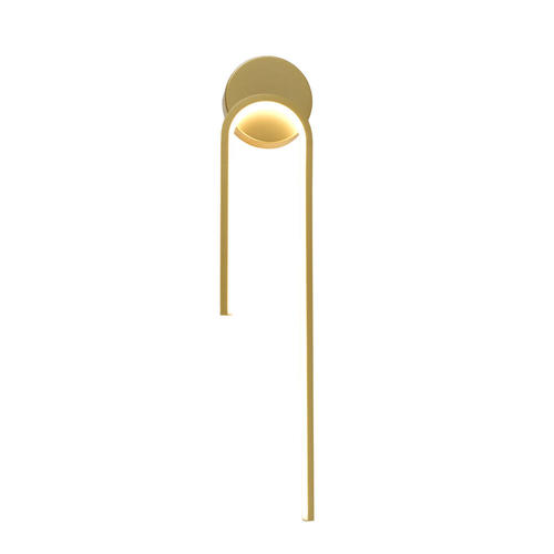 plafoniera led 10w 800lm auriu satinat 3000k