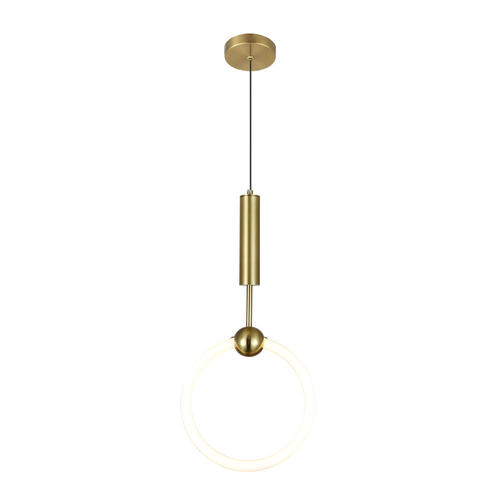 lustra led suspendata 11w 880lm cupru 3000k