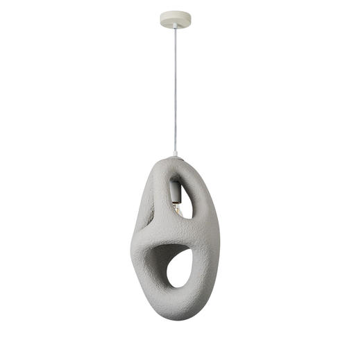 pendul led e27 220 230v alb gri