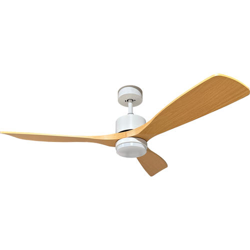 plafoniera led cu ventilator 18w 3cct 1440lm 100 240v alb lemn telecomanda