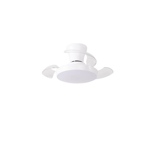 plafoniera led cu ventilator 20w 3cct 1600lm alb telecomanda
