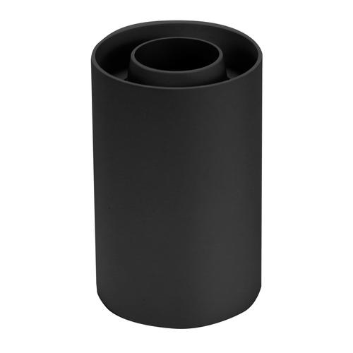 corp spot led rotund plastic gu10 negru ip20