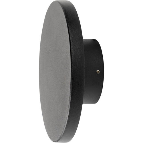 aplica led perete aluminiu negru ip65 12w 3000k