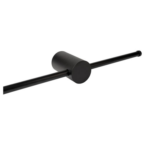 aplica led perete aluminiu negru ip20 16w 3000k