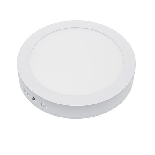 led surface panel round 18w alb cald