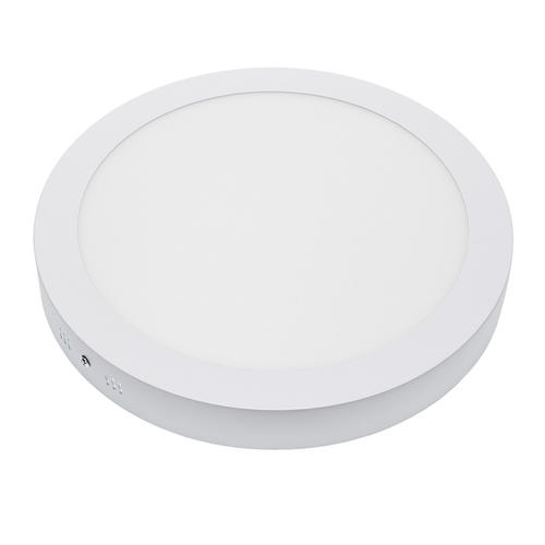 led surface panel round 24w alb rece
