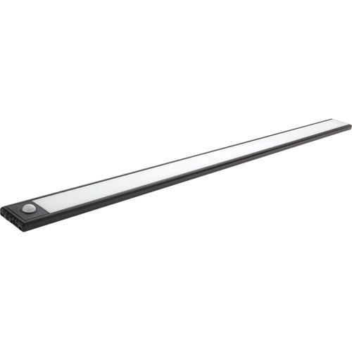 lumina led slim fit pentru dulap 600mm 35w 3000k negru