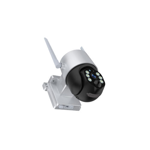 4mw camera ip wifi solara cu baterie alb slot sd