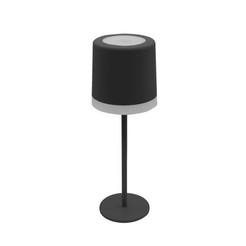 lampa de masa led 22w 260lm 2700k 6500k comutabila 22200mah baterie li ion ip54 negru