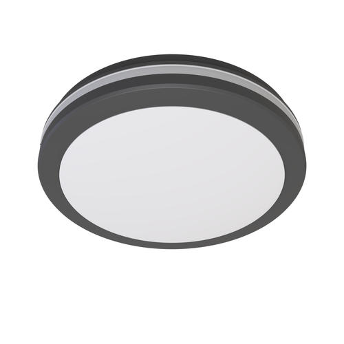 aplica led de exterior negru 30w 3000lm cct cri 80 ip65 senzor cu microunde