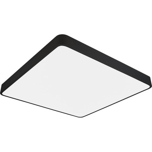 plafoniera led patrata 64w 4800lm 3000k negru