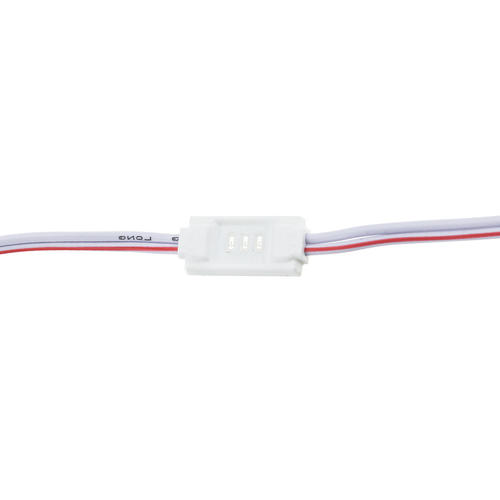 modul 3 led 3014 dc12v 120 036w 18 8 29mm ip65 albastru