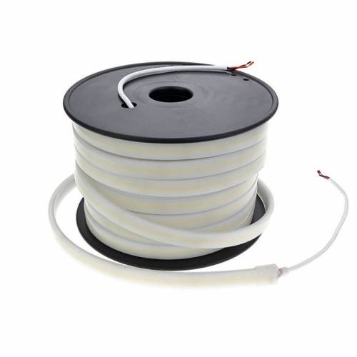 banda led cob 48v 6w m mat ip67 rola 20m alb cald