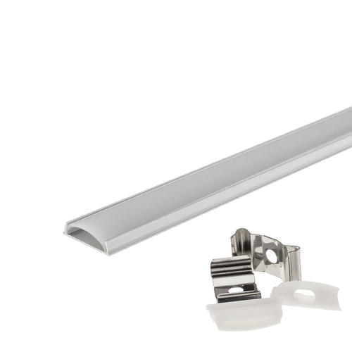 profil aluminiu flexibil si pliabil banda led gri 4mm l 1m
