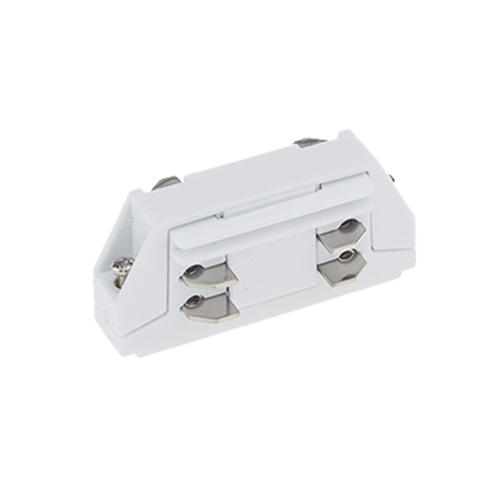 mini conector liniar cu 4 contacte alb