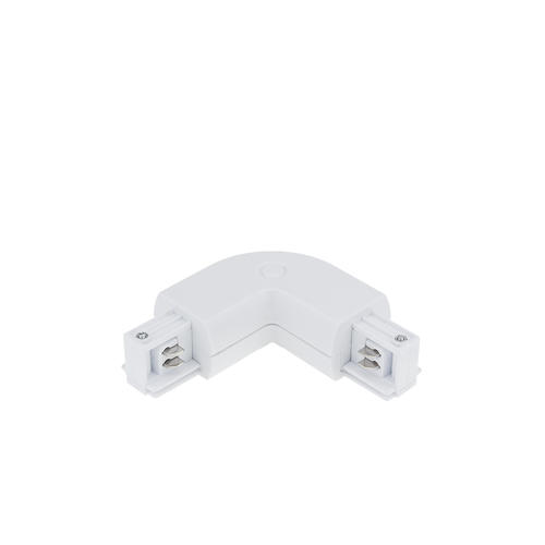 conector in forma de l cu 4 contacte alb