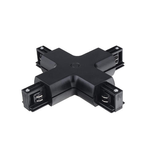 conector in forma de x negru