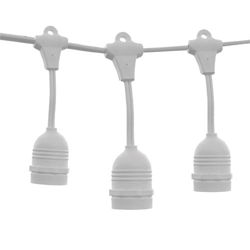 ghirlanda pentru exterior alb 15buc e27 ip65 144m socluri pendul