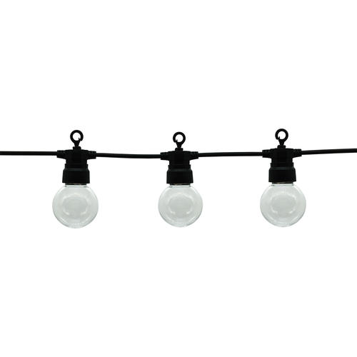 ghirlanda pentru exterior negru becuri incluse 6000k 10buc g45 ip65 8m